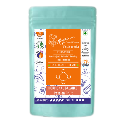 HORMONAL BALANCE Passion Fruit Darjeeling Leaf - The Benefits of Drinking Hormonal Balance Passion Fruit Tea for Antioxidants and Mental Stimulation