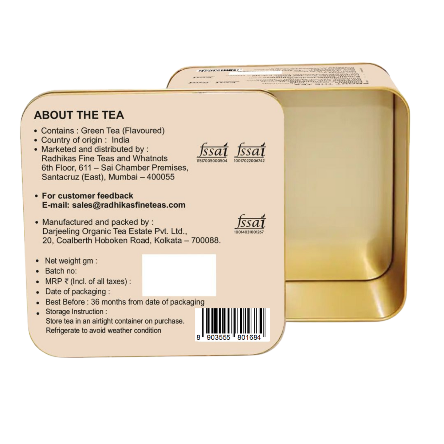 Pisces White Leaf - A special blend that celebrates the Healer, Zodiac Tea Collection, Gifting