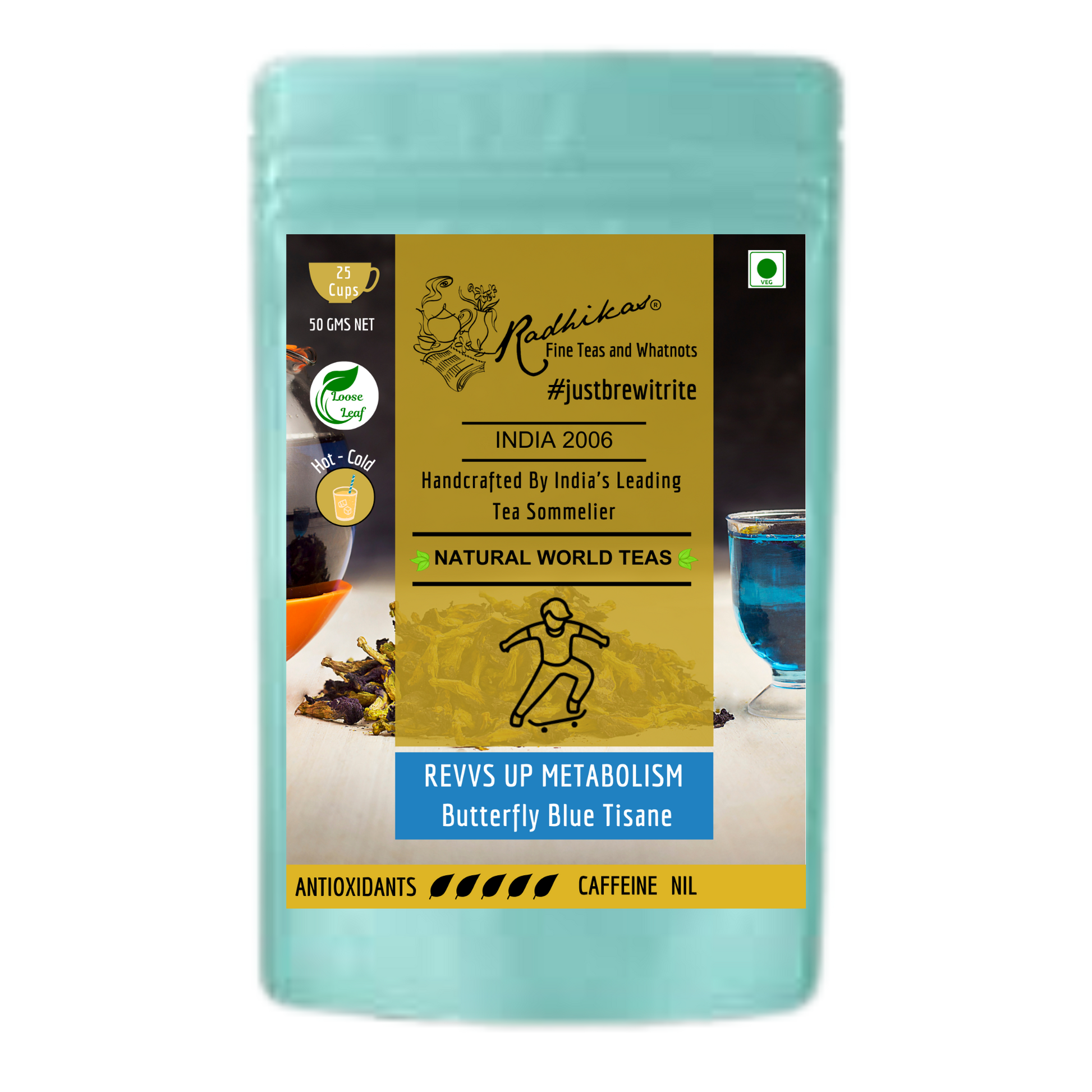 REVVS UP METABOLISM Butterfly Blue Tisane