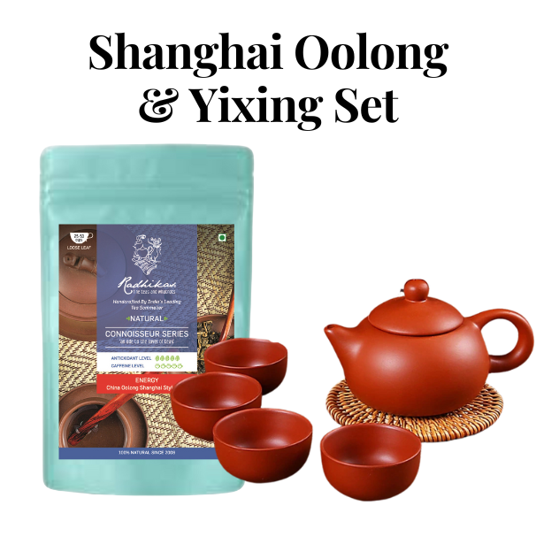 Experience the Authentic Taste of China with Shanghai Oolong Tea and Yixing Teaware Bundle