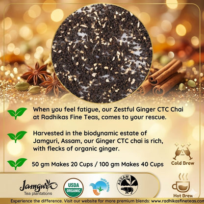 Sagittarius Zodiac Tea Gift – Zesty Ginger Spice Chai