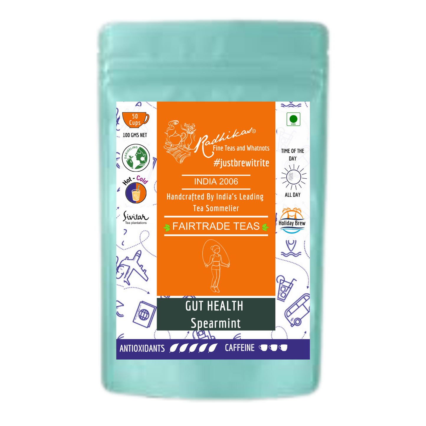 GUT HEALTH Spearmint Darjeeling Leaf - How Spearmint Tea Can Enhance Your Mood and Focus