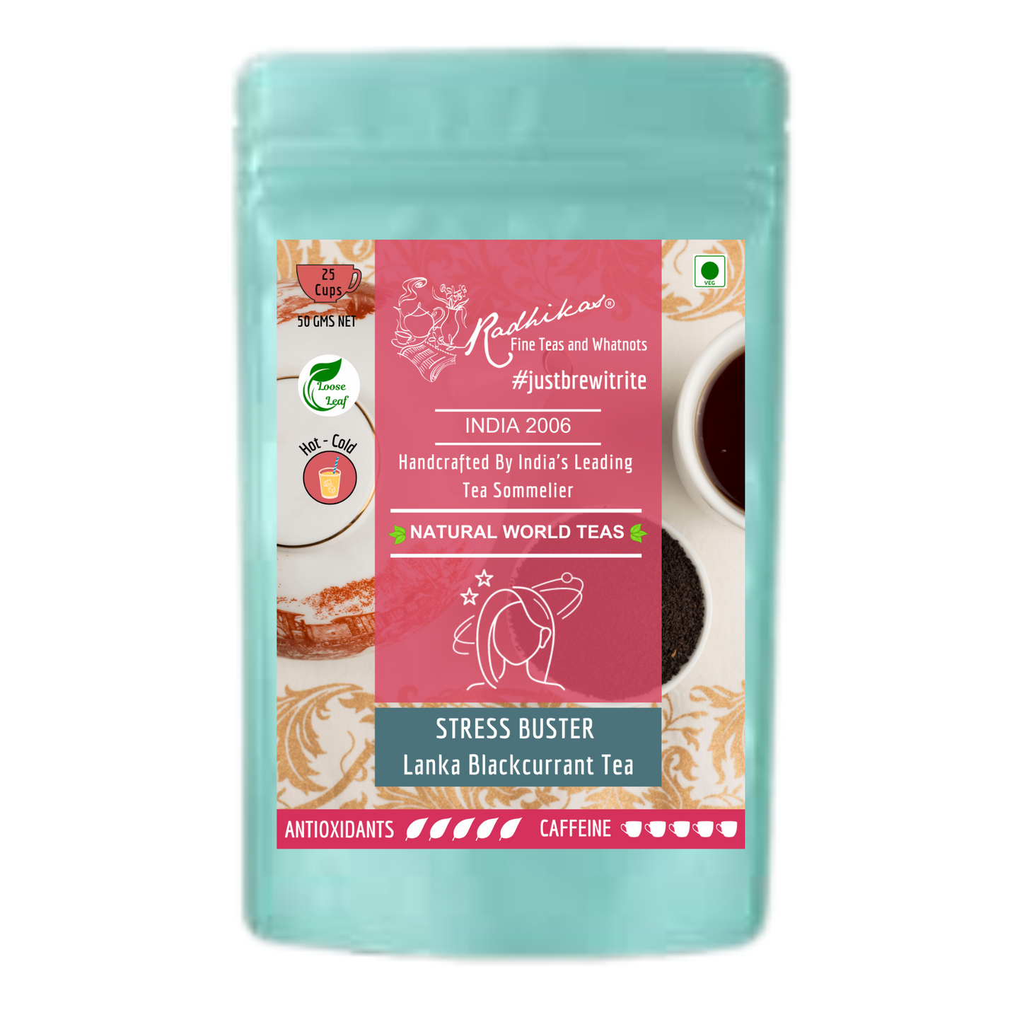 STRESS BUSTER Lanka Blackcurrant Tea - A Tea for Antioxidants and Flavor