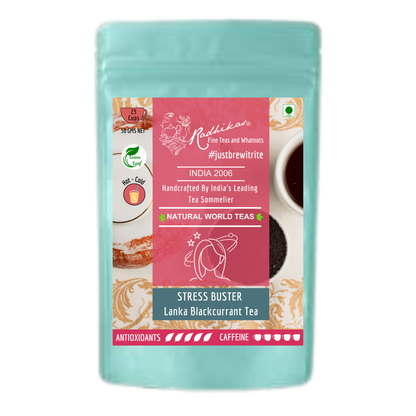 STRESS BUSTER Lanka Blackcurrant Tea - A Tea for Antioxidants and Flavor