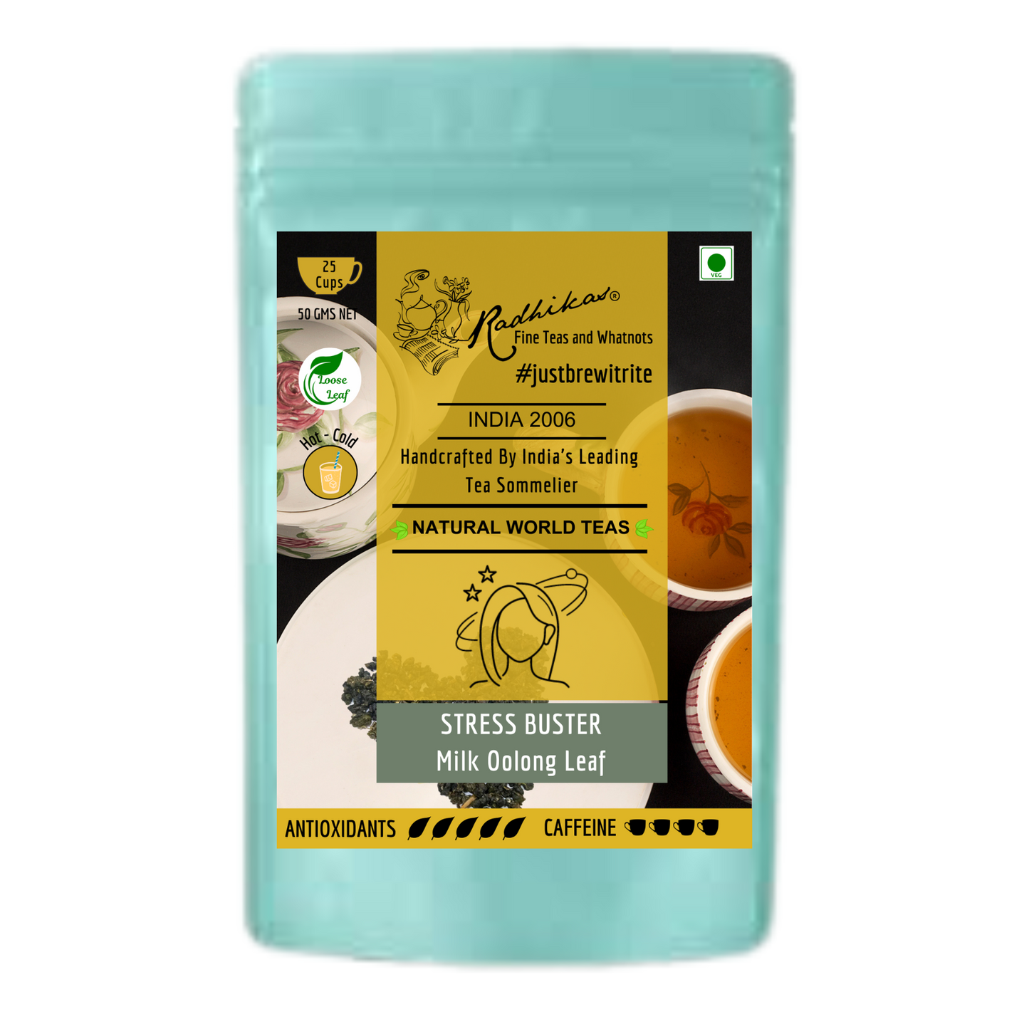 STRESS BUSTER Milk Oolong Leaf - A Tea for Relaxation and Vitality