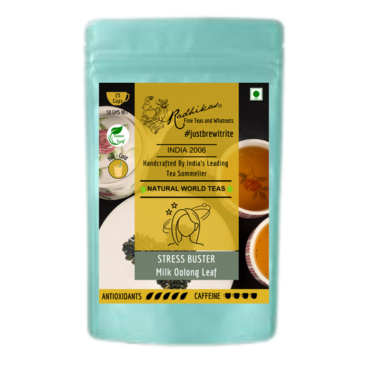 STRESS BUSTER Milk Oolong Leaf - A Tea for Relaxation and Vitality