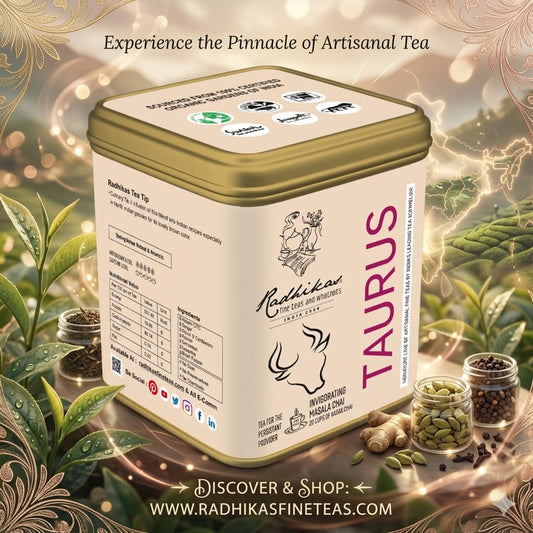 Taurus Zodiac Tea Gift – Authentic Indian Masala Chai Tea