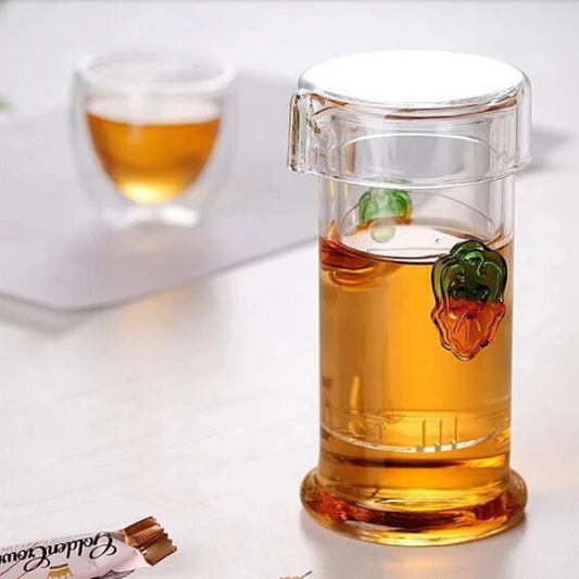Contemporary Glass Kettle With Glass Infuser - Enhance the  Beauty and Versatility of Tea - Radhikas Fine Teas and Whatnots