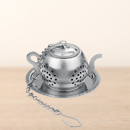 Mini Teapot Strainers - Stainless Steel - Cute and Functional - Radhikas Fine Teas and Whatnots
