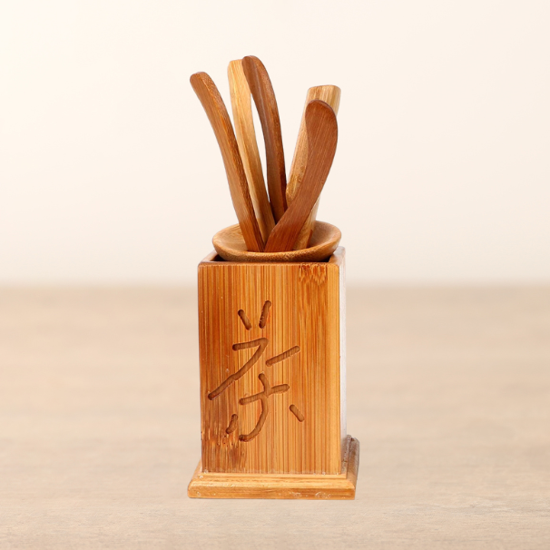Oriental Bamboo Tea Spoon Set - The Essential Tool for Tea Ceremonies - Radhikas Fine Teas and Whatnots