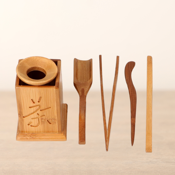 Oriental Bamboo Tea Spoon Set - The Essential Tool for Tea Ceremonies - Radhikas Fine Teas and Whatnots