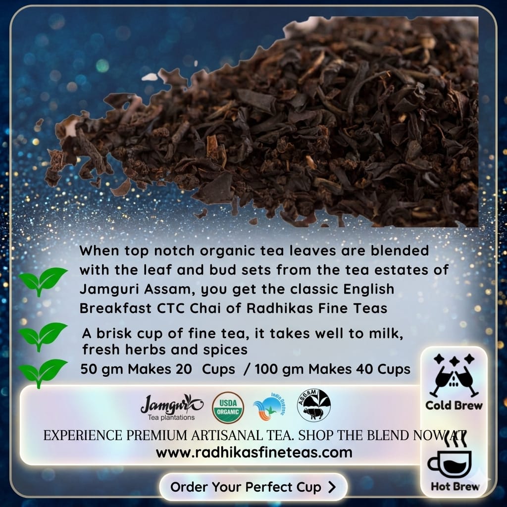 Luxury English Breakfast Tea Bold & Refined Blend