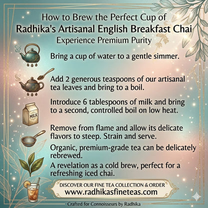 Luxury English Breakfast Tea Bold & Refined Blend