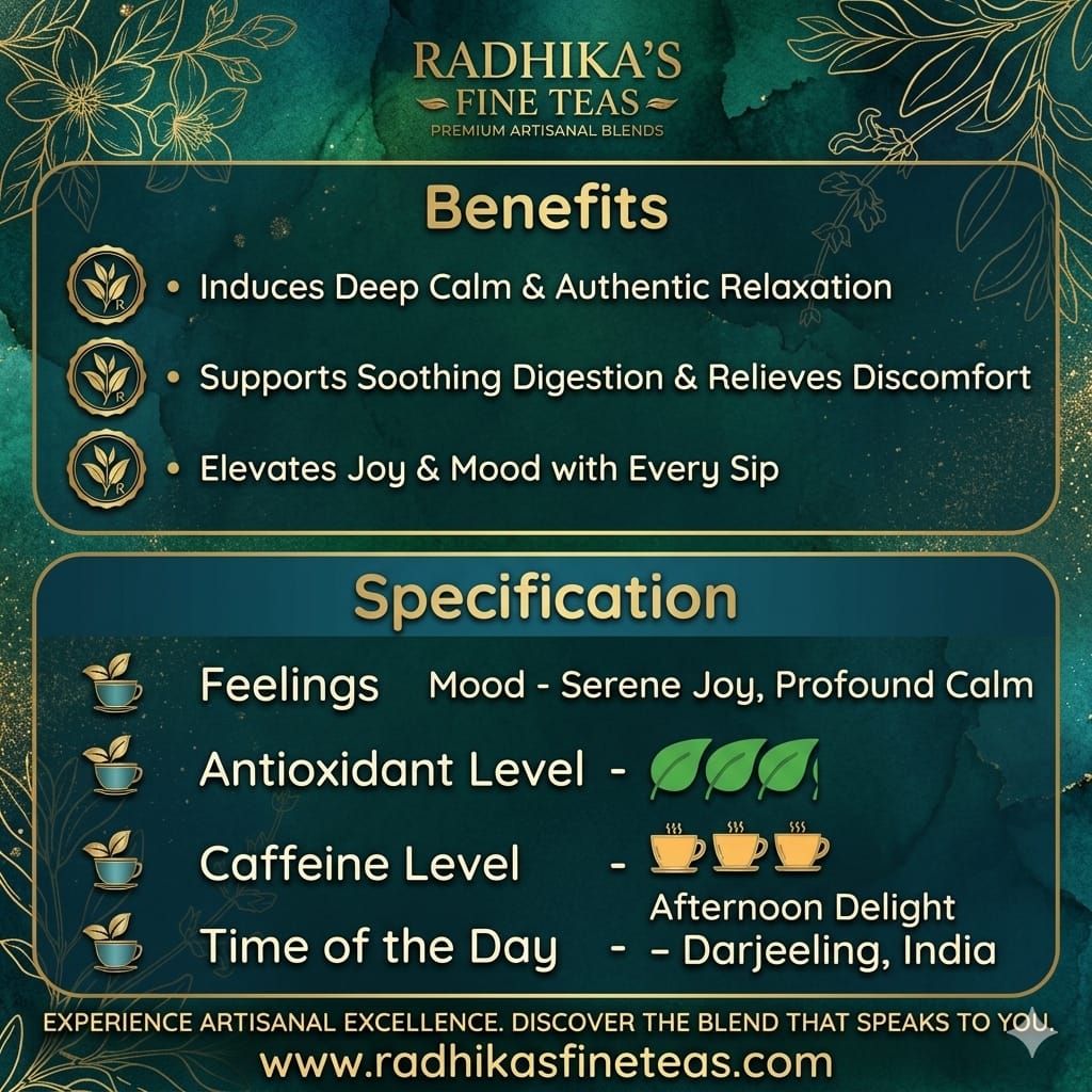 Vanilla Chai Tea Smooth, Calming & Aromatic Blend