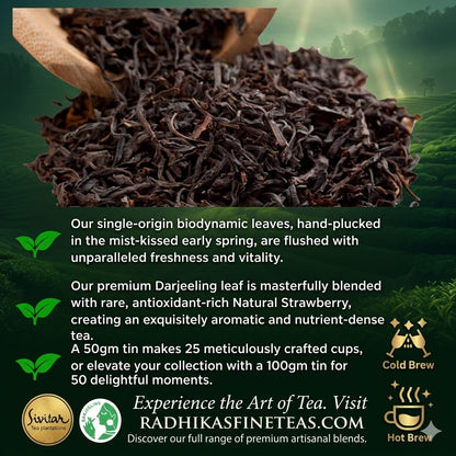 Best Darjeeling Tea with Strawberry  Light & Refreshing