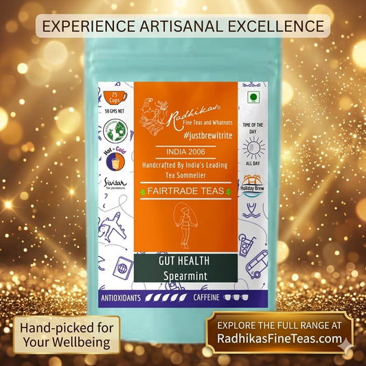 GUT HEALTH Spearmint Darjeeling Leaf - Support Digestion & Mental Clarity