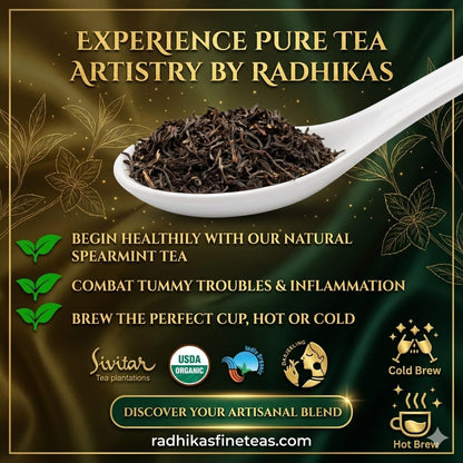 Spearmint Darjeeling Tea Fresh, Calming & Digestive