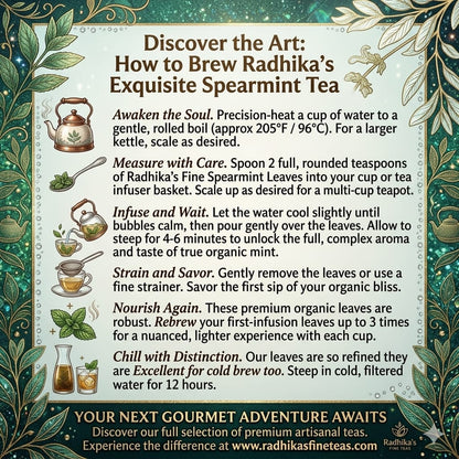 Spearmint Darjeeling Tea Fresh, Calming & Digestive