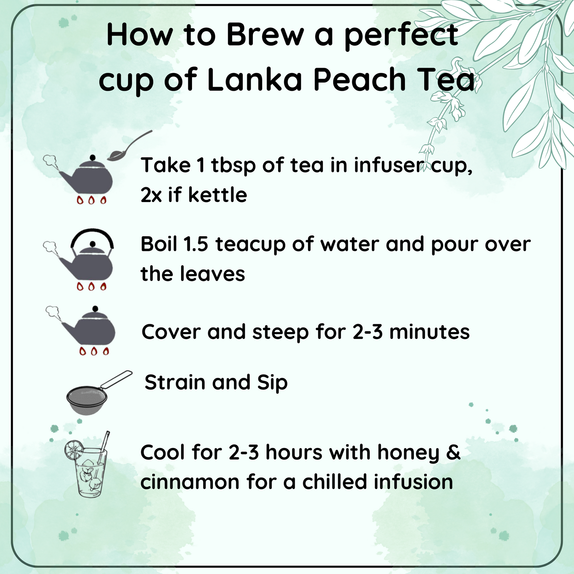 ANTI-INFLAMMATORY Lanka Peach Tea