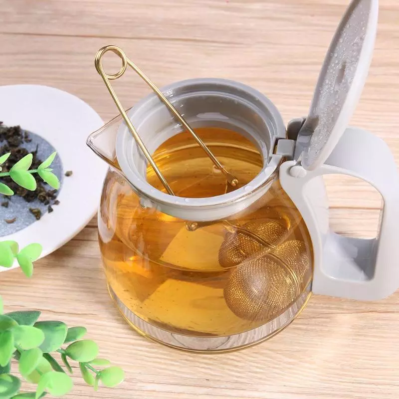 Long Round Steel Tea Strainer - The Simple and Elegant Way to Brew Tea - Radhikas Fine Teas and Whatnots