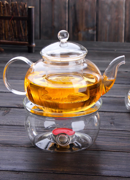 Glass Kettle Tea-Lite Set: The Perfect Tea Party Accessory - Radhikas Fine Teas and Whatnots