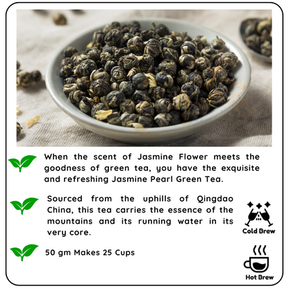 CALMING Jasmine Pearl Green Leaf