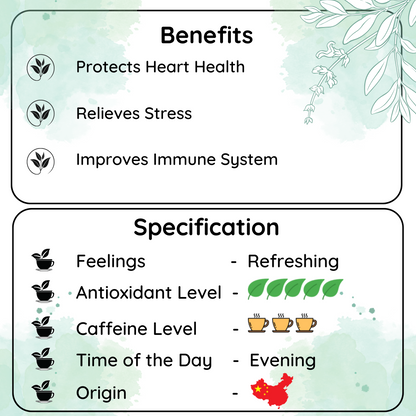 CALMING Jasmine Pearl Green Leaf