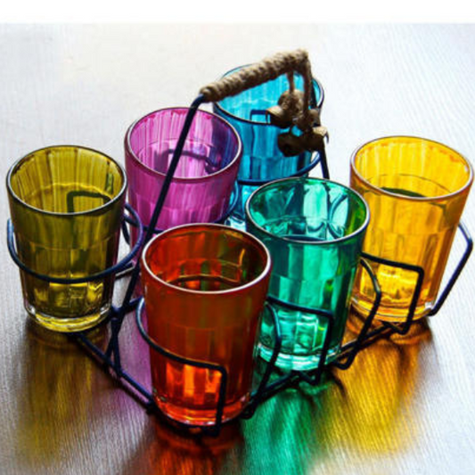 Cutting Chai Glass Set - The Authentic Way to Enjoy Indian Chai - Radhikas Fine Teas and Whatnots