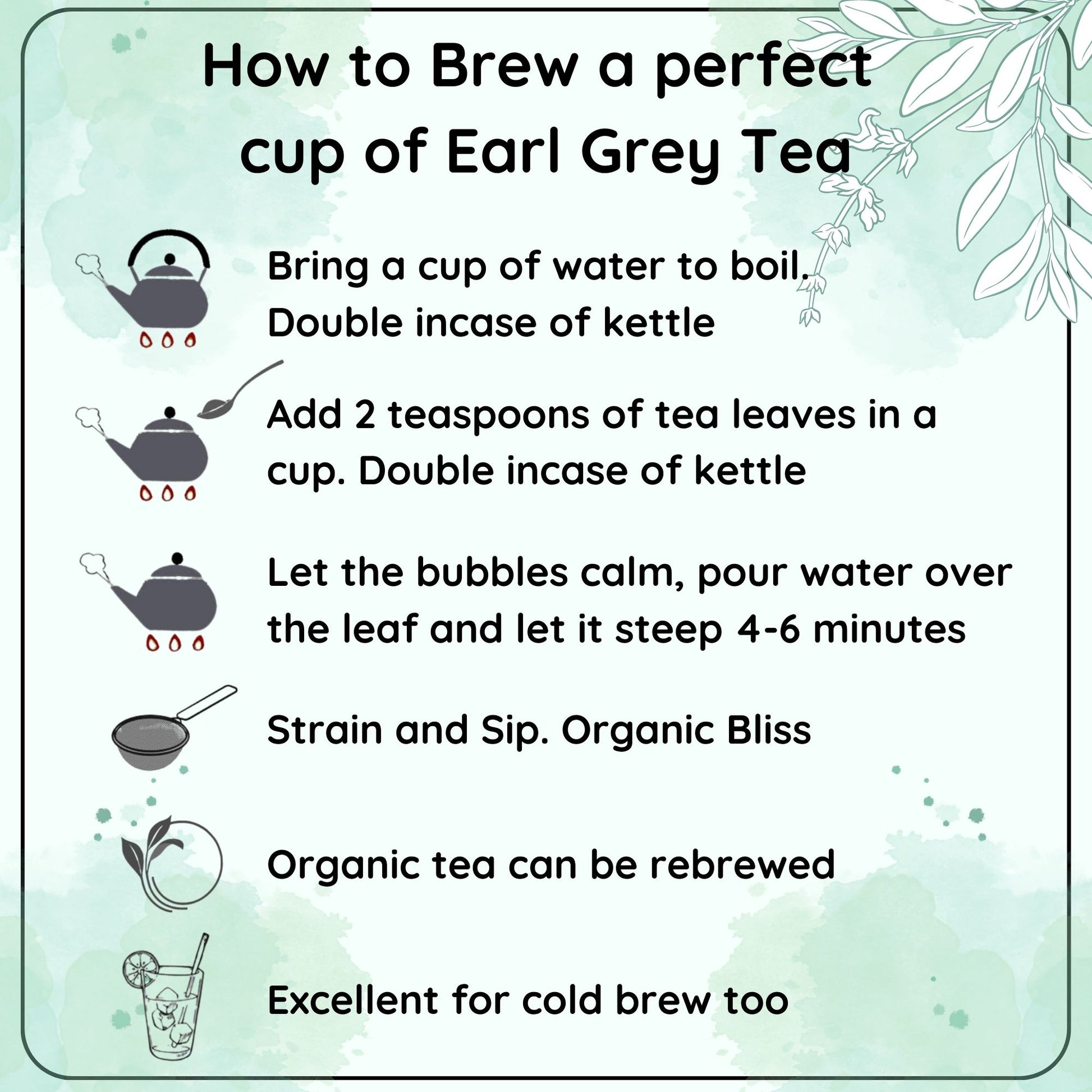 PURIFYING Earl Grey Tea - The Benefits of Drinking Purifying Earl Grey Tea for Digestion and Anxiety Relief - Radhikas Fine Teas and Whatnots