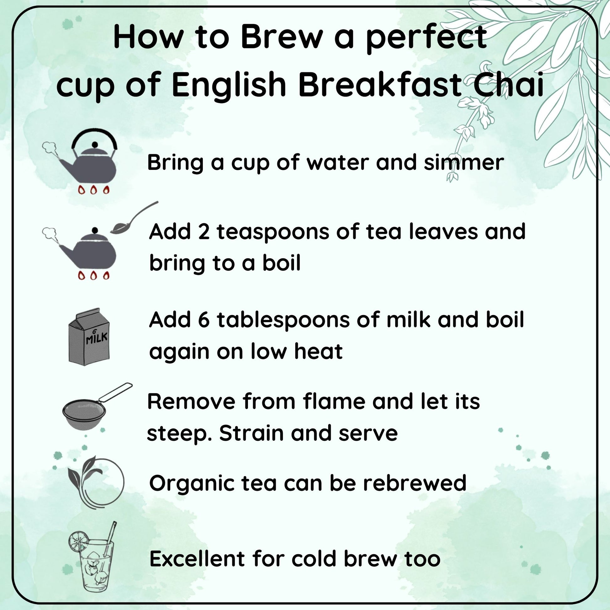 REJUVENATING English Breakfast Chai - How English Breakfast Chai Can Boost Your Mood and Energy - Radhikas Fine Teas and Whatnots