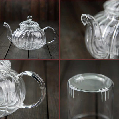 Exquisite Victorian Glass Kettle With Infuser - A Must-Have for Tea Lovers - Radhikas Fine Teas and Whatnots