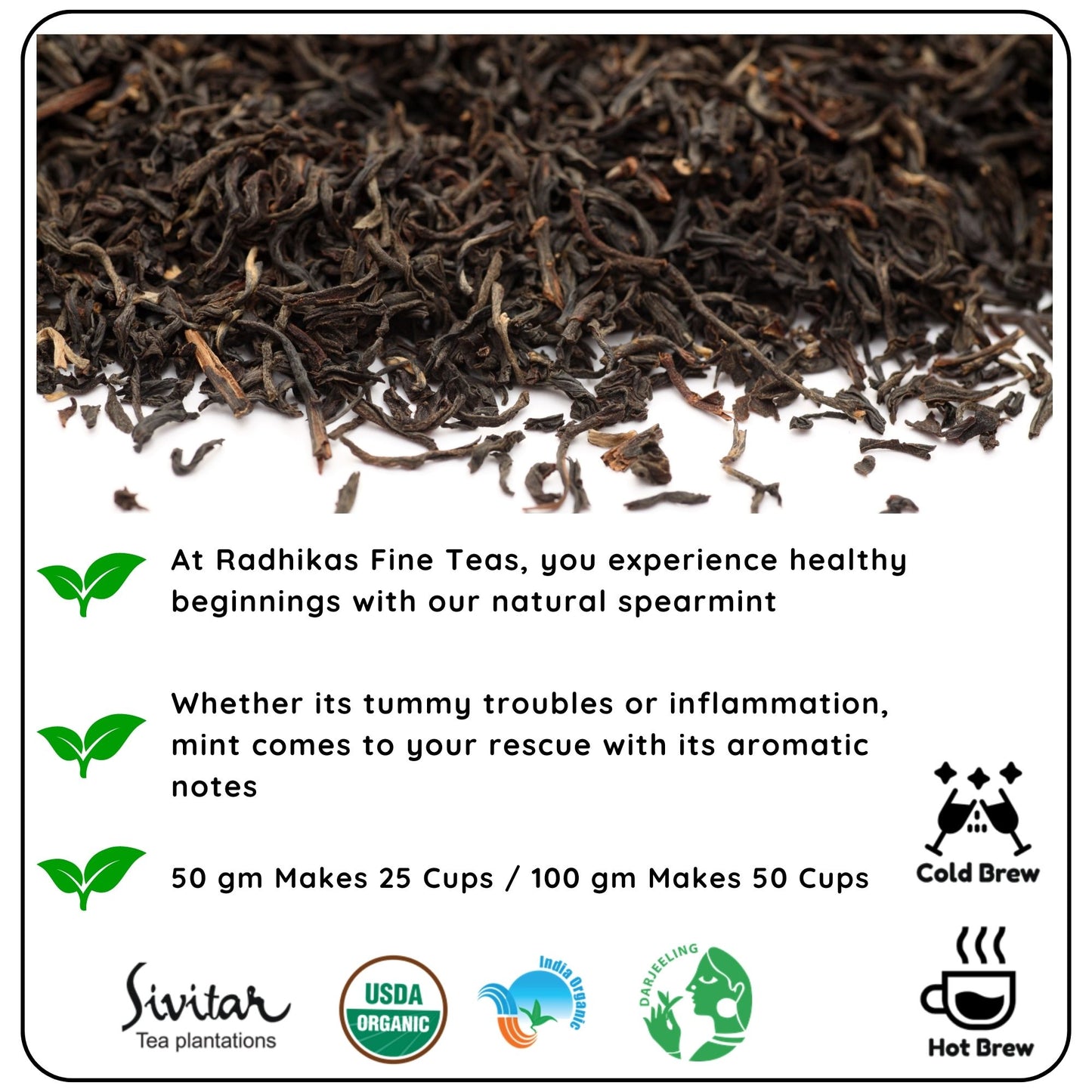GUT HEALTH Spearmint Darjeeling Leaf