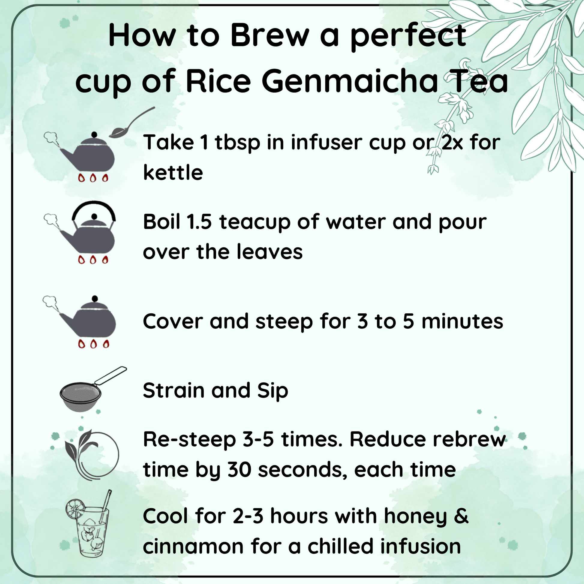 IMMUNITY Rice Genmaicha Tea