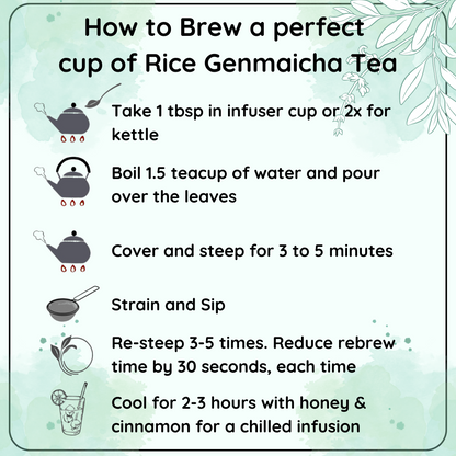 IMMUNITY Rice Genmaicha Tea