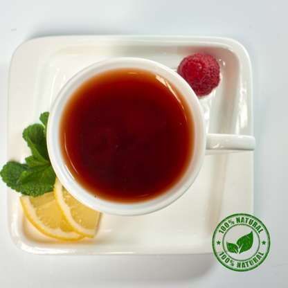 Holiday (Bundle) - Radiance Lanka Raspberry Tea and Porcelain Strainer Set