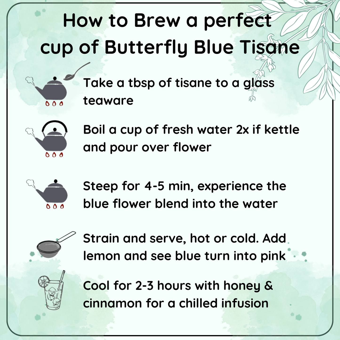REVVS UP METABOLISM Butterfly Blue Tisane