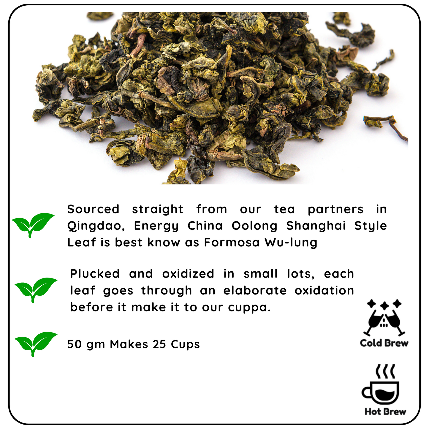 REVVS UP METABOLISM Oolong Shanghai Leaf