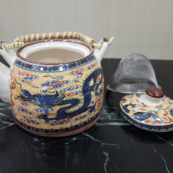 Oriental Porcelian Kettle -  How to Enjoy the Best Tea Experience - Radhikas Fine Teas and Whatnots