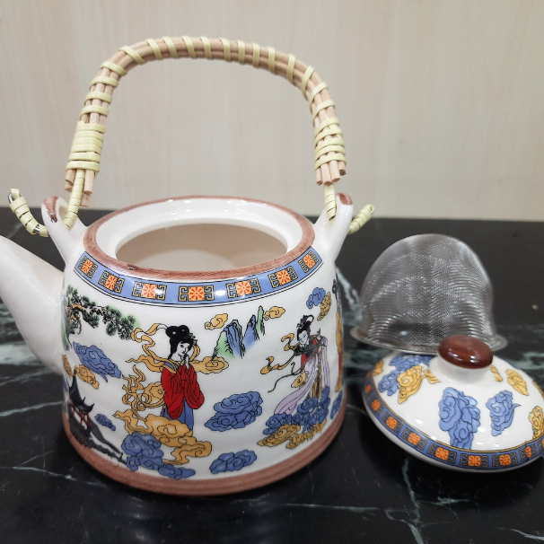 Oriental Porcelian Kettle -  How to Enjoy the Best Tea Experience - Radhikas Fine Teas and Whatnots