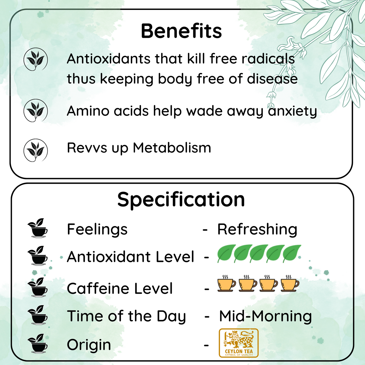 STRESS BUSTER Lanka Apple Cinnamon Tea