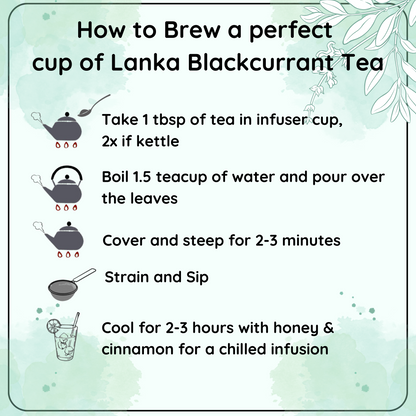 STRESS BUSTER Lanka Blackcurrant Tea