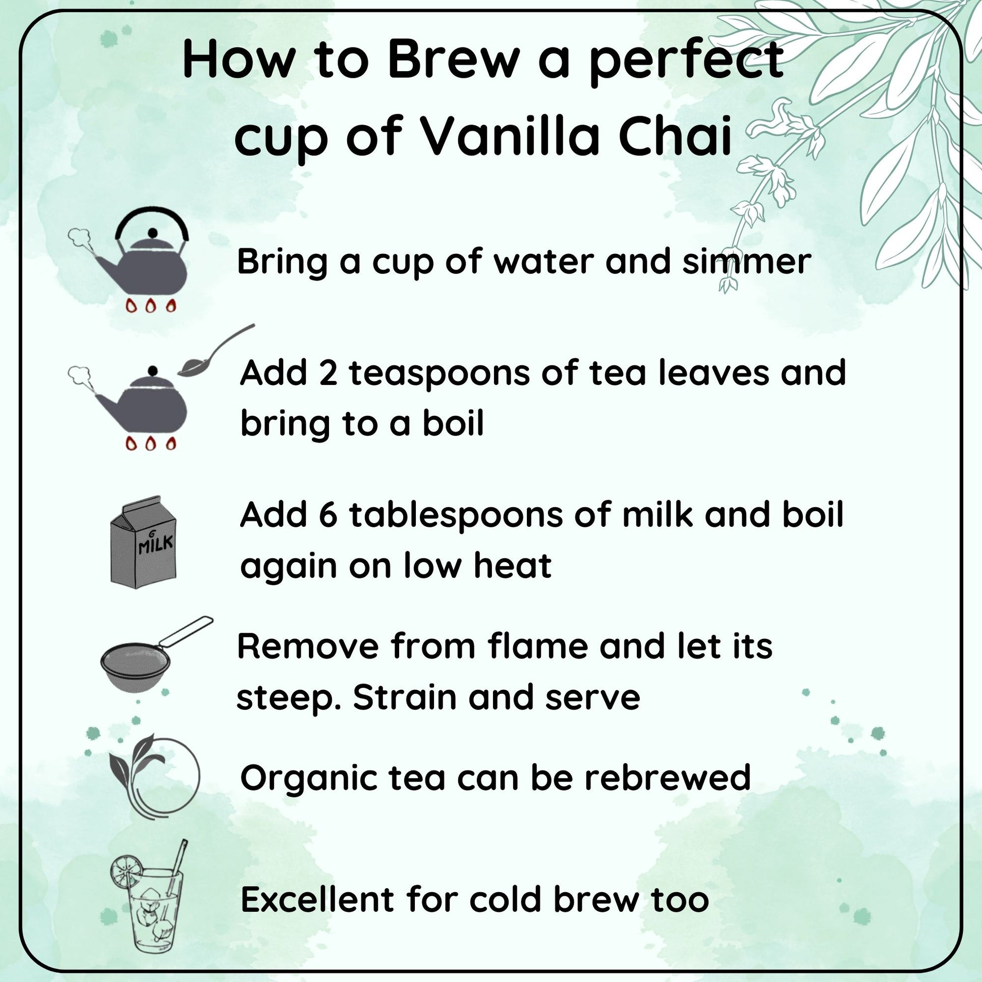 STRESS BUSTER Vanilla Chai