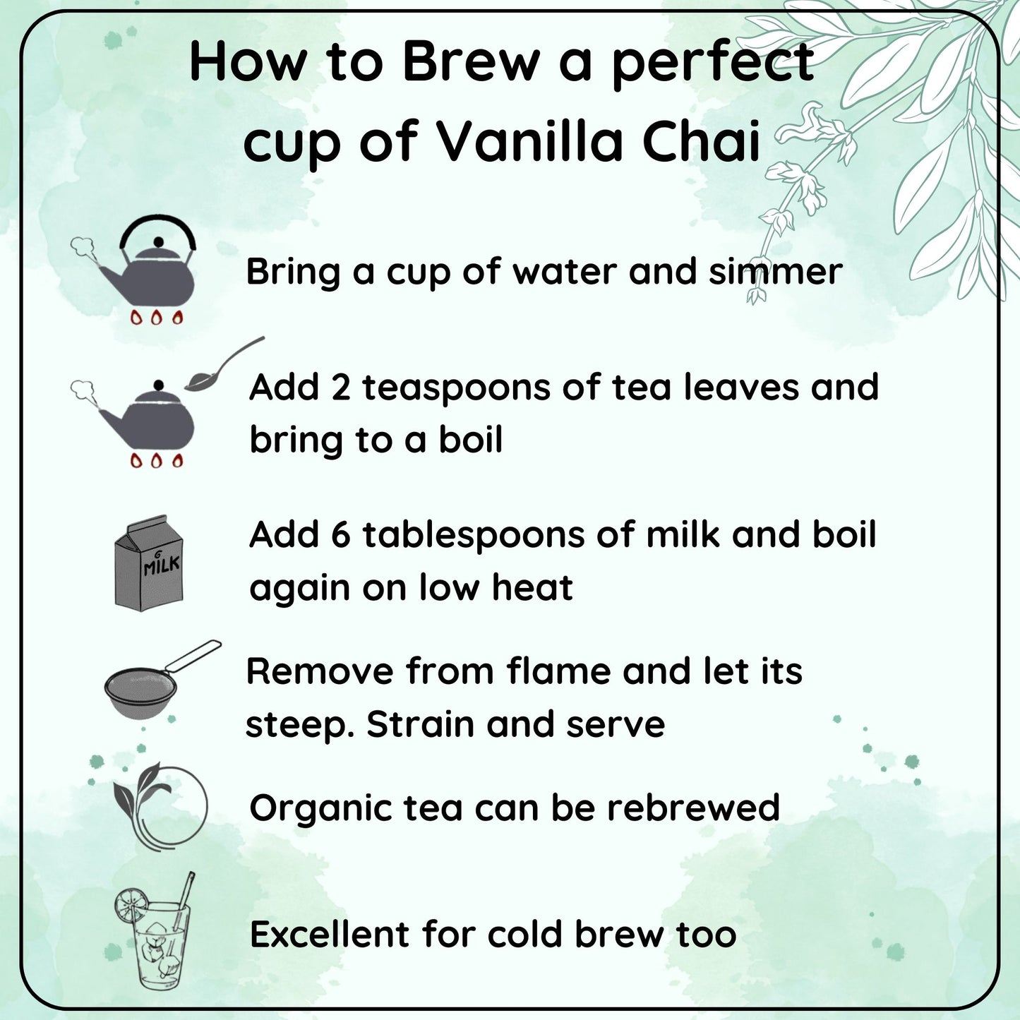 RELAXING Vanilla Chai - How Vanilla Chai Can Help You Relax and Unwind - Radhikas Fine Teas and Whatnots 